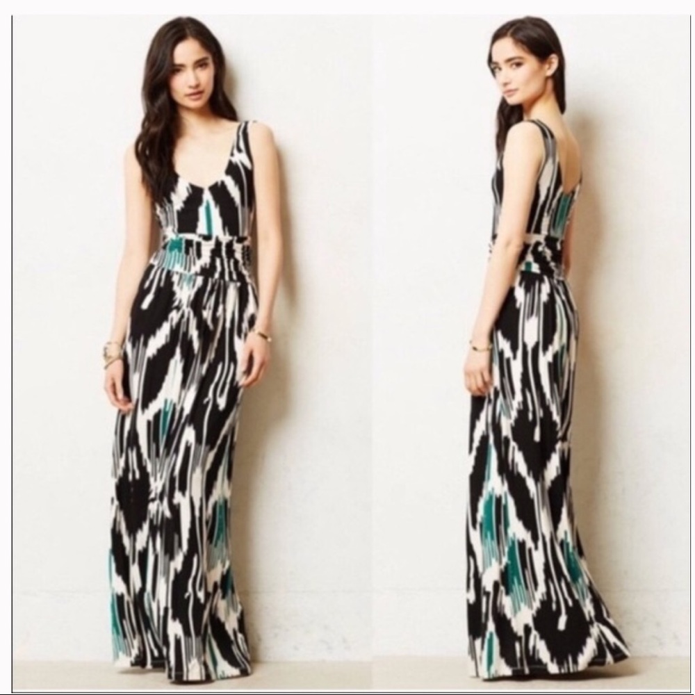 NWT Anthropologie vanessa virginia xs maxi dress